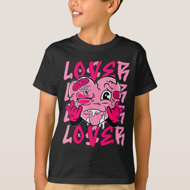 Nk Loser Lover Nk Drip Heart Matching Tee For Men  (Vorderseite)
