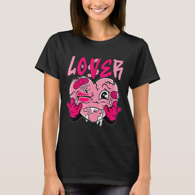 Nk Loser Lover Nk Drip Heart Matching Tee For Men  (Vorderseite)