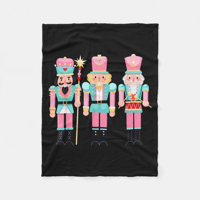 Nk Nutcracker Squad Xmas Nk Christmas Pajamas Wome Fleecedecke (Vorderseite)