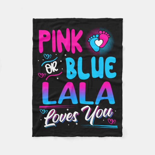 Nk Or Blue Lala Loves You New Baby  Fleecedecke (Vorderseite)