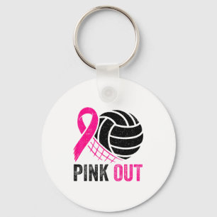 Nk Out Volleyball Brustkrebsbewusstsein Nk Band Schlüsselanhänger