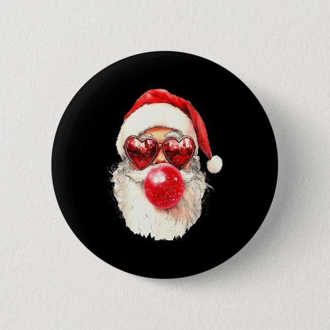 Nk Santa Christmas Bubble Gum Nk Sungles  Button (Vorderseite)