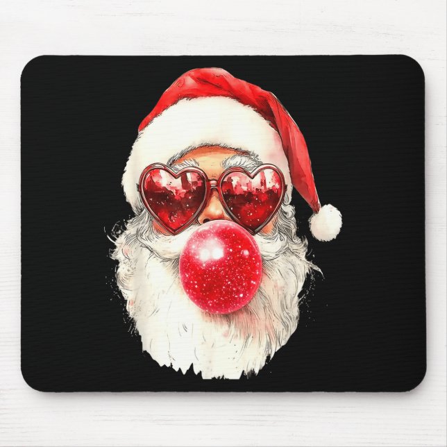 Nk Santa Christmas Bubble Gum Nk Sungles  Mousepad (Vorne)