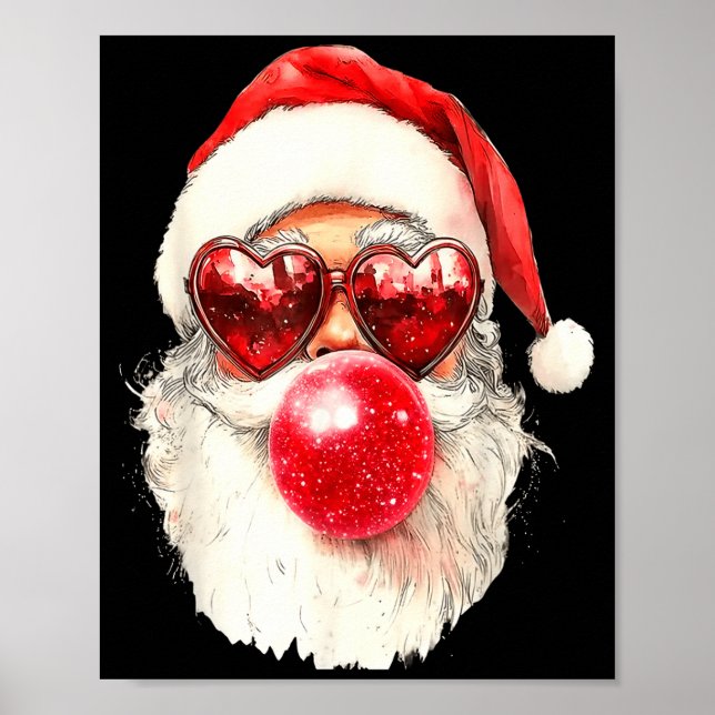 Nk Santa Christmas Bubble Gum Nk Sungles  Poster (Vorne)