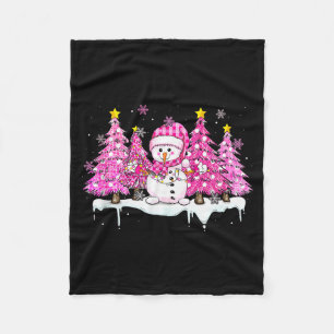 Nk Schneemann Schneemann Frohe Weihnachten Baum Fr Fleecedecke