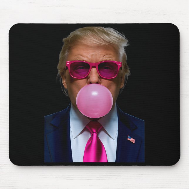 Nk Sungles Funny Donald Trump Nk Bubble Gum 2024  Mousepad (Vorne)