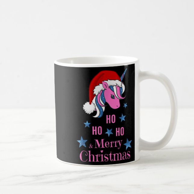 Nk Unicorn Santa Merry Christmas  Kaffeetasse (Rechts)