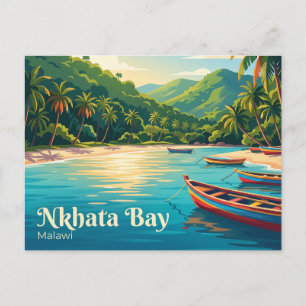 Nkhata Bay Malawi Postkarte