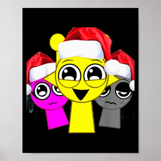 Nki Simon Gray Sprunky Christmas!  Poster (Vorne)