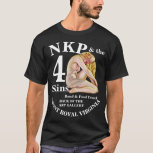 NKP 4 Skins Band Food Truck FRONT ROYAL Virginia T-Shirt