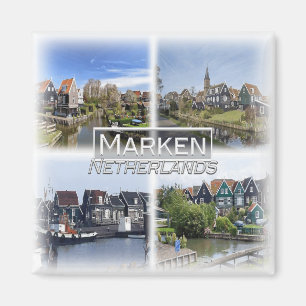 NL0030 Europe, Niederlande, Marken, Kühlschrank Magnet