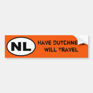 NL-Aufkleber - haben Sie Dutchness reist Autoaufkleber