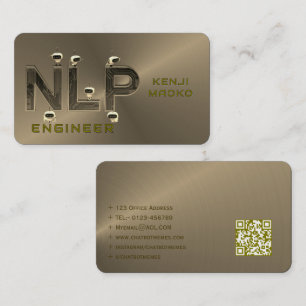 🤖 NLP Engineer Chatbot Developer Conversation AI Visitenkarte