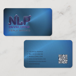 🤖NLP-Ingenieur Chatbot-Entwickler KI-QR-Code-Kart Visitenkarte