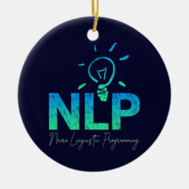 NLP-Programmierer und Ausbilder für Neurolinguisti Keramik Ornament