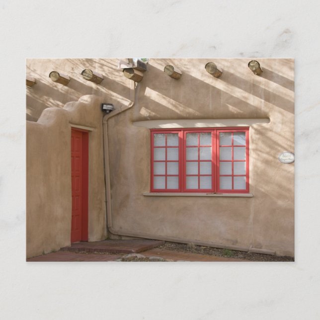 NM, New Mexico, Santa Fe, Canyon Road, legendär Postkarte (Vorderseite)