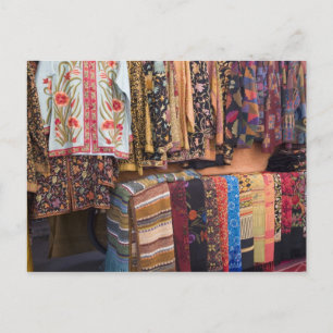 NM, New Mexico, Santa Fe, Navajo Bekleidung, Postkarte