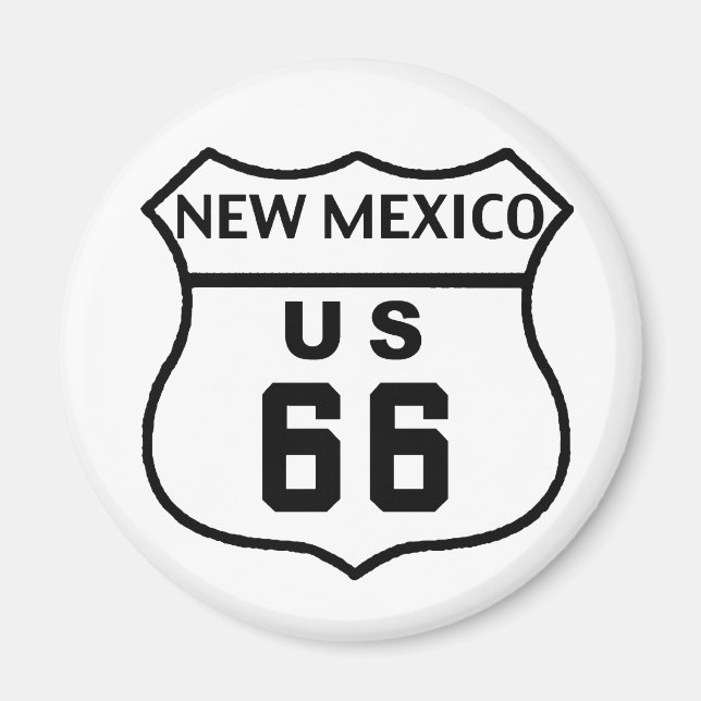 NM Route 66 Magnet (Vorne)