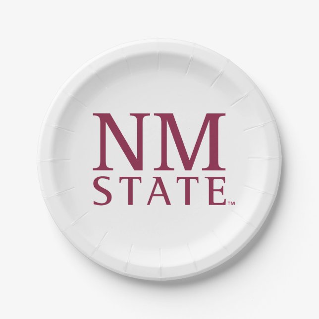 NM State Pappteller (Vorderseite)
