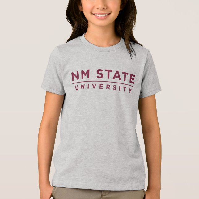 NM State University Tri-Blend Shirt (Vorderseite)