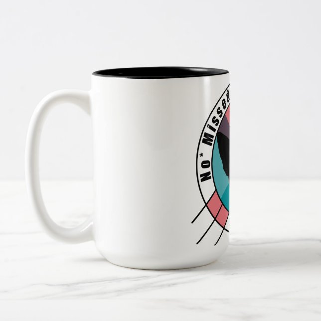NMD-Circle-Design Zweifarbige Tasse (Links)