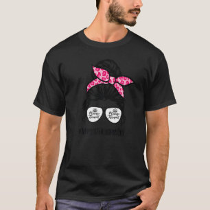 NN Mt Lotus Massage Therapeutin Mama Messy Bun T-Shirt