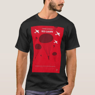 No1018 My Red Dawn Minimal-Poster-Sticker T-Shirt