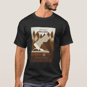 No818 My Uncle Buck minimales Filmplakat      T-Shirt