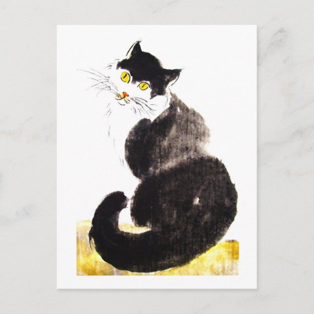 No.06 * Katzen-Kunst-Postkarte * Carte Cat-Art-Pos (Devant)