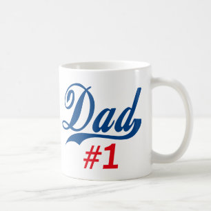 "NO.1 DAD" Father's Day Birthday Kaffeetasse