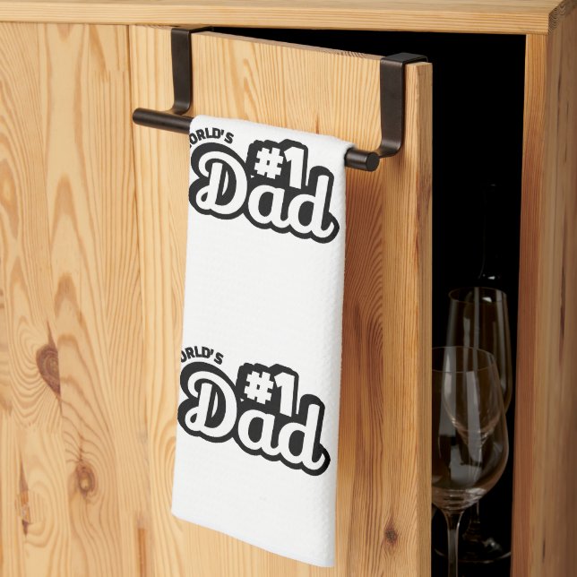 No.1 Papa Geschirrtuch (Drittel gefaltet)