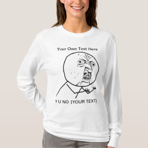 NO- 2 y-U versah Damen-langer Hülsen-T - Shirt mi