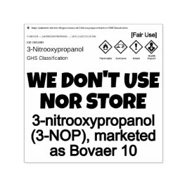 NO 3-NOP von RoseWrites Self Inking Kautschuber Br Permastempel