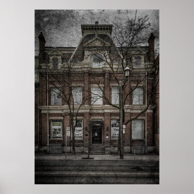 No 496 Queen St E 2 Old Film Version Poster (Vorne)