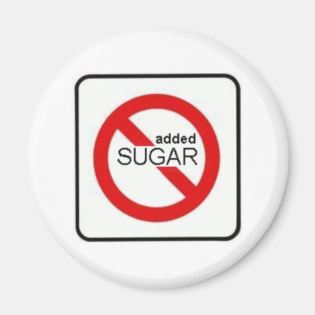 NO added SUGAR Magnet (Vorne)