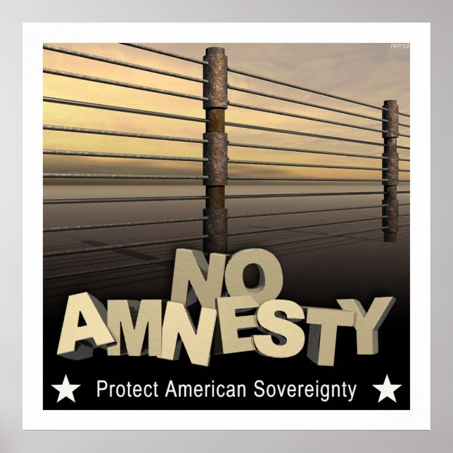 No Amnesty Poster (Vorne)