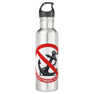 No attachments in my life edelstahlflasche