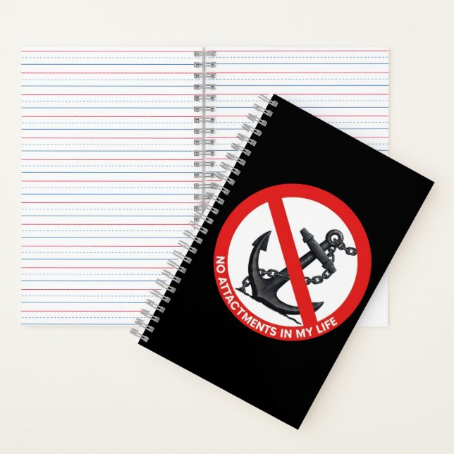 No attachments in my life notizbuch (Innen)