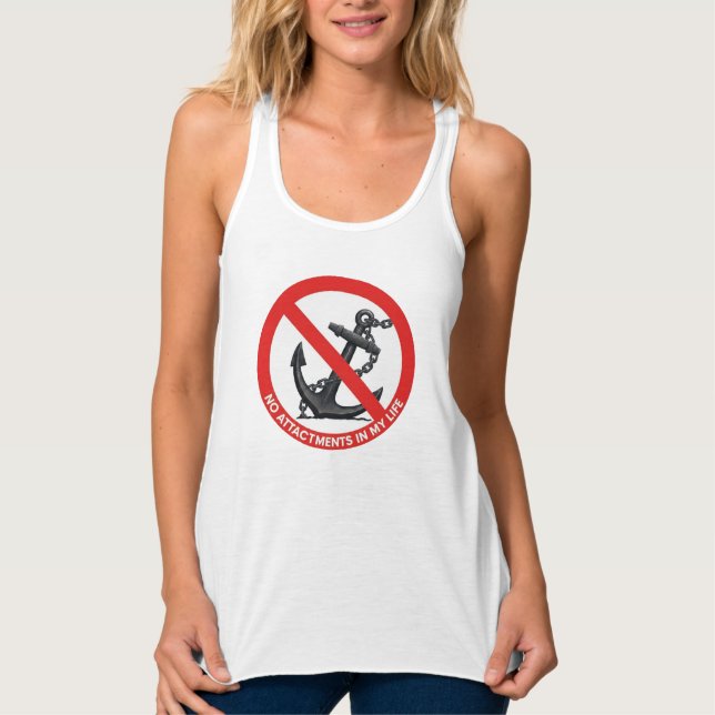 No attachments in my life tank top (Vorderseite)