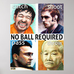 No Ball erfordert Poster