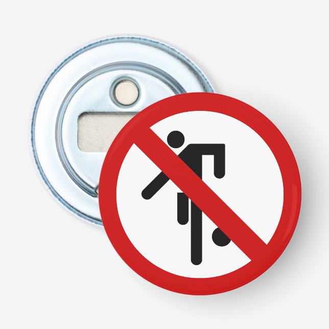 NO Ball Games ⚠ Thai Park ⚠ Flaschenöffner (Vorderseite)