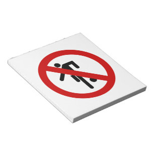 NO Ball Games ⚠ Thai Park ⚠ Notizblock