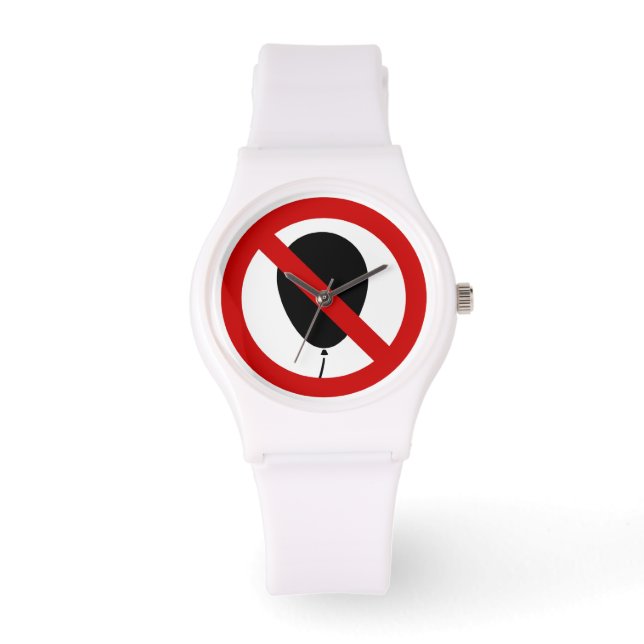 NO Balloon ⚠ thailändisches ⚠ Armbanduhr (Vorderseite)