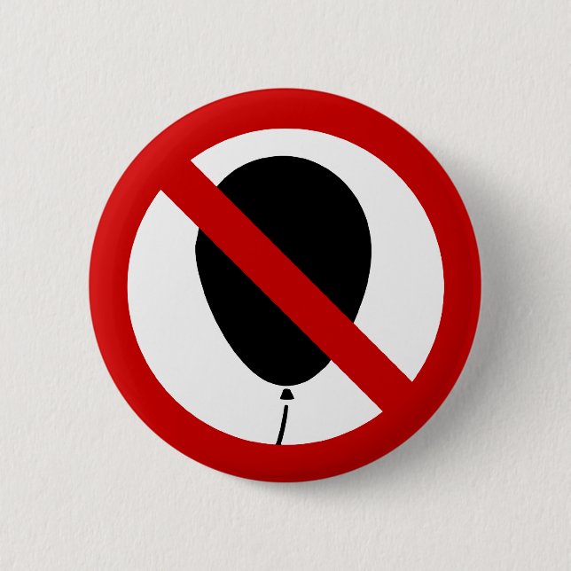 NO Balloon ⚠ thailändisches ⚠ Button (Vorderseite)
