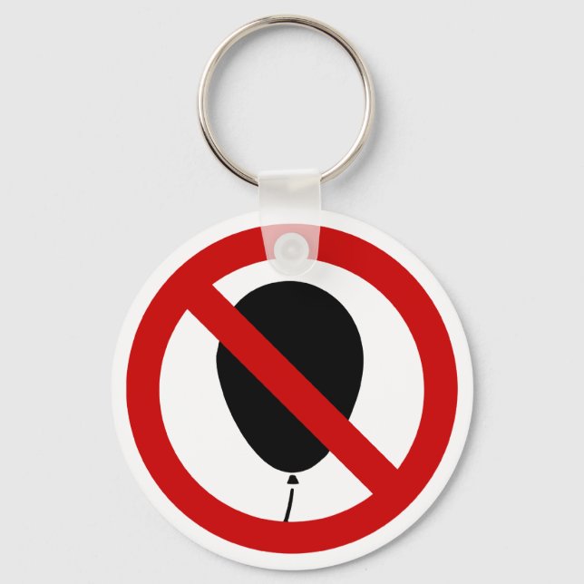 NO Balloon ⚠ thailändisches ⚠ Schlüsselanhänger (Vorderseite)