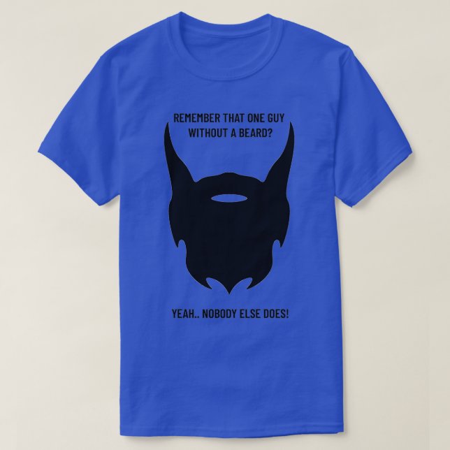 No beard not impressed T-Shirt (Design vorne)