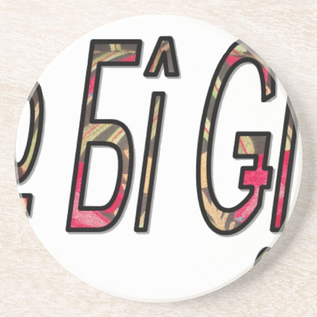 no bigiji.png sandstein untersetzer (Vorne)