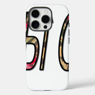 "No Bigiji" Textkunst drucken iPhone 16 Pro Hülle