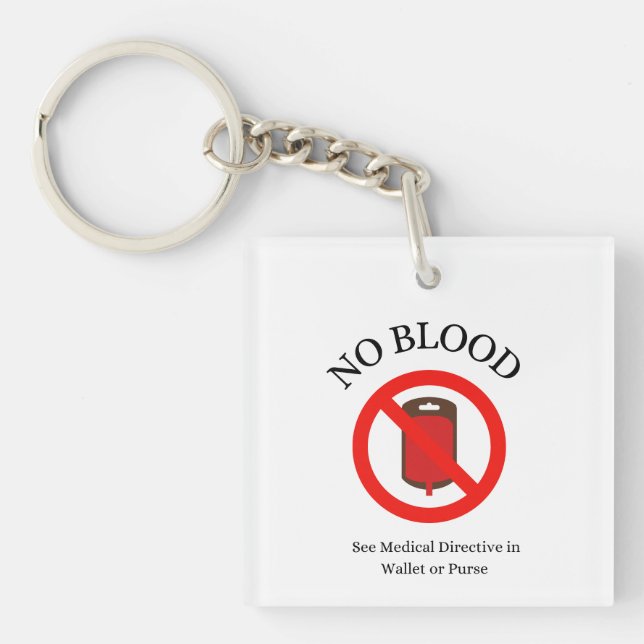 "No blood" keychains (Devant)