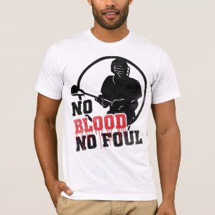 No Blood Lacrosse Shirsey mit Name & Nummer T-Shirt